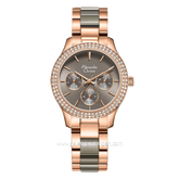 Alexandre Christie Passion AC 2914 BF Ladies Grey Dual Tone Stainless Steel Ceramic Strap